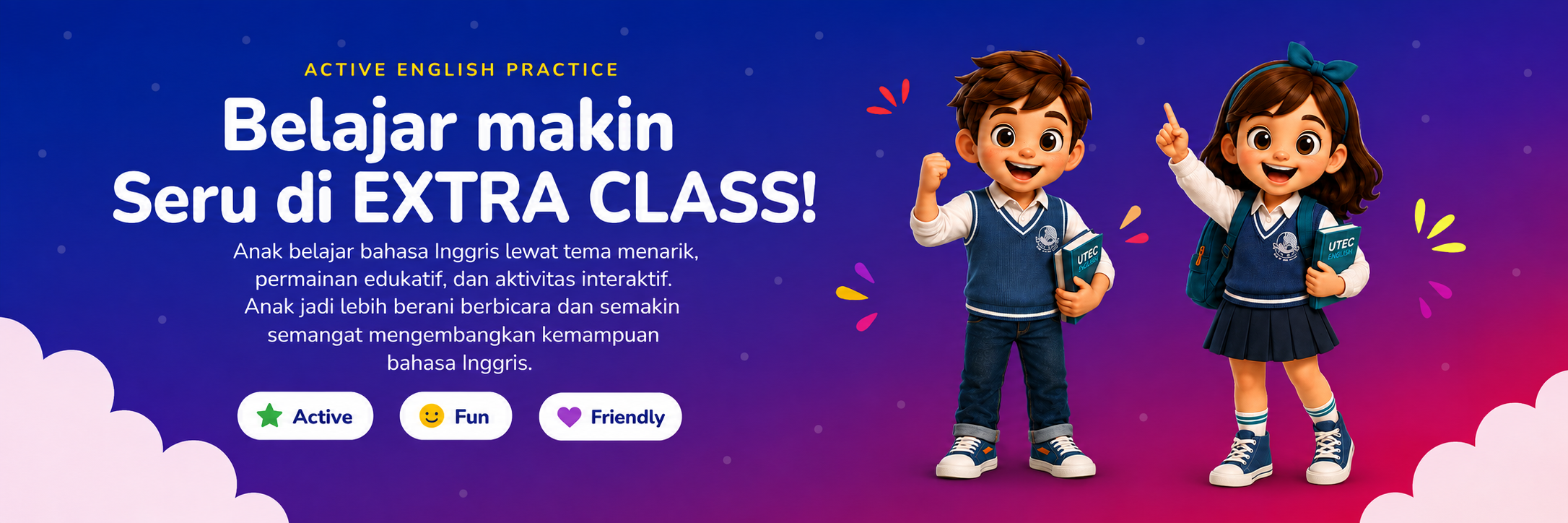Belajar makin Seru di EXTRA CLASS!
