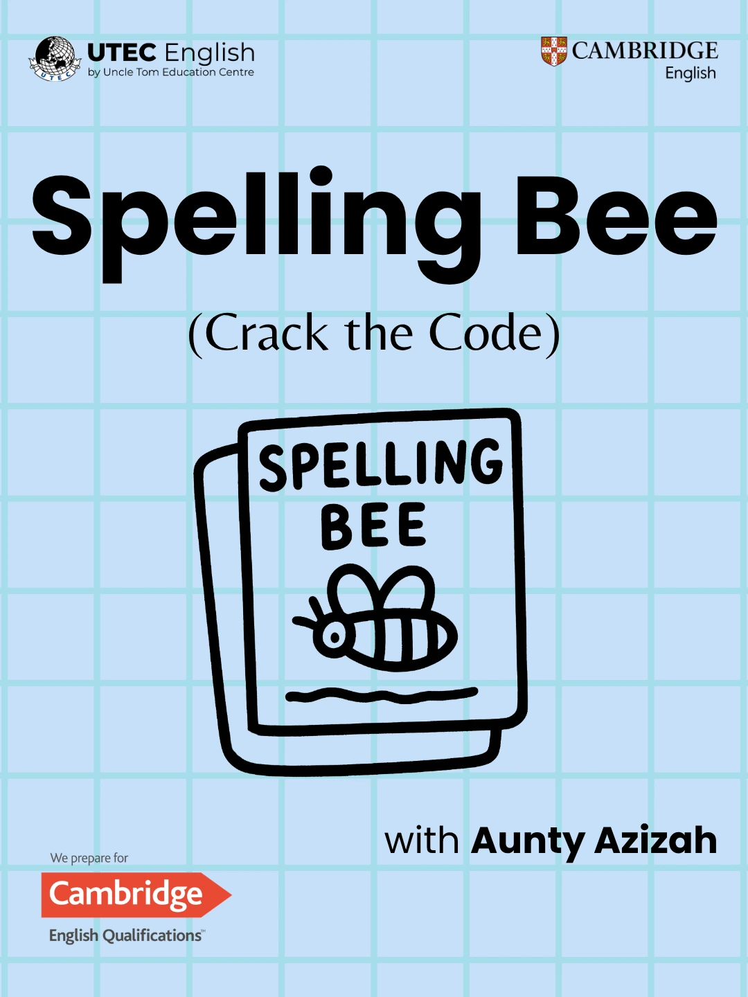 Poster Spelling Bee - Crack the Code