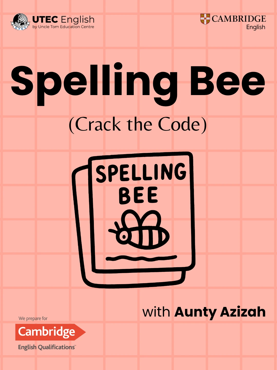 Poster Spelling Bee - Crack the Code