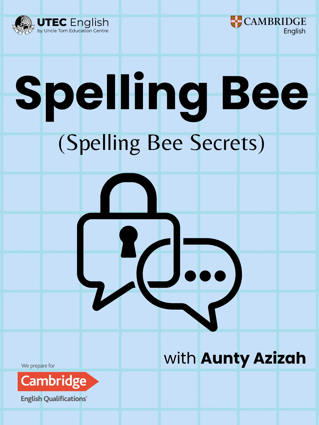 Poster Spelling Bee - Spelling Bee Secrets