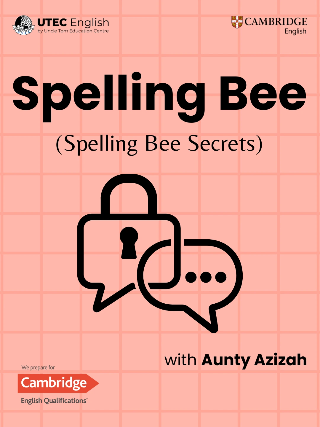 Poster Spelling Bee - Spelling Bee Secrets